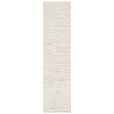 Safavieh 2 ft. 2 in. x 8 ft. Venus Shag 500 Power Loomed Runner Area Rug, Ivory VNS520A-28